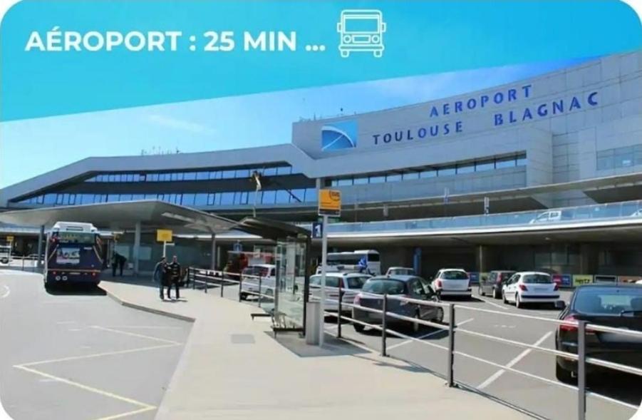 T3 Petit Confort - Proche Commodites - Parking Prive Toulouse Luaran gambar
